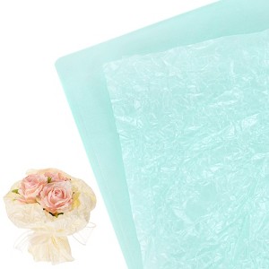 Unique Bargains Floral Pearlescent Durable Gift Wrap Paper 20 Pcs - 1 of 4