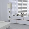 Simple Designs Three Shelf Etagere Floor Lamp White - 4 of 4