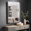 PexFix Bathroom Wall Mirror Large Metal Frame Wall Mounted Mirror for Bedroom Living Room Dresser Entryway Decor - 2 of 4