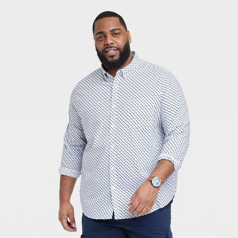 Men's Big & Tall Every Wear Long Sleeve Button-down Shirt