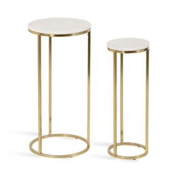 Kate and Laurel Udorie 2 Piece Nesting Table Set