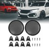 Unique Bargains Mesh Woofer Subwoofer Grill Car Speaker Cover Black 2 Pcs - 2 of 4