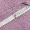 REGALWOVEN Solid Triple Button Decorative Throw Pillow Covers for Sofa Couch Bed 18 x 18 Inch 2 Pcs - 3 of 4