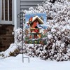 Briarwood Lane Winter Garden Flag 12x18 For Outdoor Winter Birdhouse Gathering For Winter Garden Flag Flags For Outside - 4 of 4