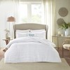 Gulches Snow White Cal King Ruffled Theme Microfiber Mattress Size 104x92 5 Piece Comforter Blanket - 2 of 4