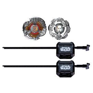Beyblade X and Star Wars Collab Chewbacca 4-80LF vs. Stormtrooper 5-70B - 1 of 4