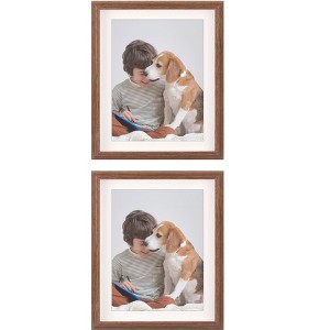 REGALWOVEN Wedding Home Decor Art Modern Picture Frames for Wall Hanging or Tabletop Display 2 Pcs - 1 of 4