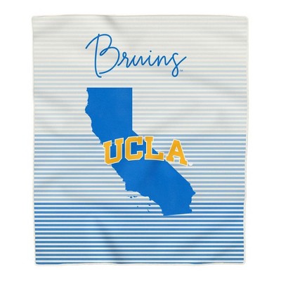 NCAA UCLA Bruins Ultra Fleece State Stripe Blanket