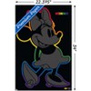 Trends International Disney Minnie Mouse - Rainbow Outline Unframed Wall Poster Prints - 3 of 4