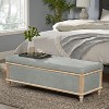 VYNXARIA GRAY STORAGE OTTOMAN - 2 of 4
