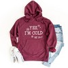 Simply Sage Market Yes I'm Cold Hoodie - 2 of 4
