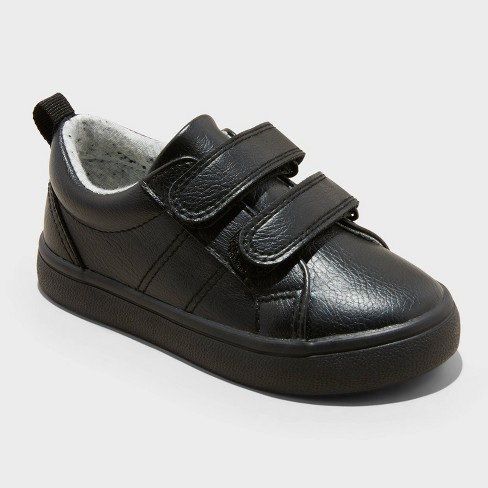 Boys shops black velcro shoes