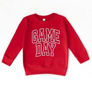 Embroidered Game Day Arched - Toddler Graphic Sweatshirt - 1 of 4