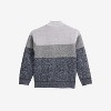 X RAY Boy's Full Zip Mock Neck Sweater With Fleece Lining - 2 of 3
