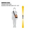 Crossbody Snap Bag, Durable, Adjustable Shoulder Bag with Flap Over Snap Closure, Carhartt Brown - 2 of 4