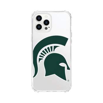NCAA Michigan State Spartans Clear Tough Edge Phone Case - iPhone 13 Pro