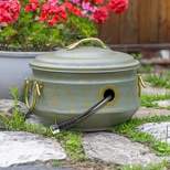 Steel Sedona Hose Pot with Lid - Green - Good Directions
