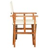 vidaXL Director foot s Chairs 2 pcs Solid Acacia Wood - 4 of 4