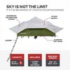 Yakima SkyRise Medium Nylon Rooftop Camping Tent for 3 People with Ladder, Mesh Skylights, and 2.5 Inch Foam Mattress with Removable Cover, Green - 3 of 4