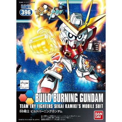 Bandai Hobby Build Fighters 396 Build Burning Gundam Sd Model Kit Target