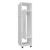 CAVINAS Bedroom Storage Cabinet,Wardrobe Closet with Door,Mirror,2 Spacious Shelves,Clothing Rod,Armoire Closet for Bedroom,Dressing Room - 4 of 4
