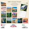 BrownTrout Oregon Wild and Scenic 2026 12"x24" Hanging Square Wall Calendar Plastic-Free - 2 of 4