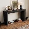 Dexmalle Elegant Black Long Console Table with High Quality Wood Veneer - 3 of 4