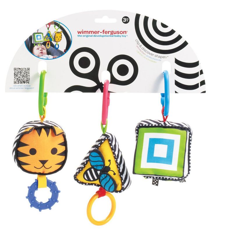 Manhattan Toy Wimmer-Ferguson Clip and Discover Shapes Travel Activity Set, 5 of 7