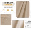 Outdoor Pergola Shade Cover Outdoor Retractable Durable Fabric Canopy Top Replacement for 10' X 13' Deck Porch yellow - 4 of 4