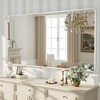 Apmir Rectangular Aluminum Alloy Framed and Tempered Glass Wall Bathroom Vanity Mirror in Matte Black/ Gold/ Silver/ Brown - 4 of 4