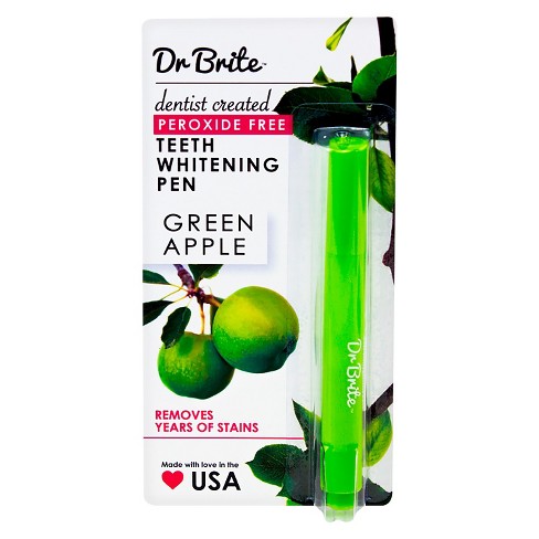 Dr Brite Green Apple Preoxide Free Teeth Whitening Pen 1ct