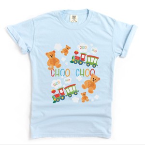 Teddy Bears and Choo Choo Trains - Garment Dyed Tee - 1 of 1