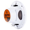 Memphis Audio LED Marine Speaker Pack: 4 pairs of MXA602SLW 6.5" Marine Grade Coaxial Speakers, White With Blue LED - 4 of 4