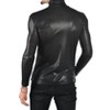 Men's Hotter Than Hell Metallic Turtleneck Sweater - BARABAS - 3 of 3