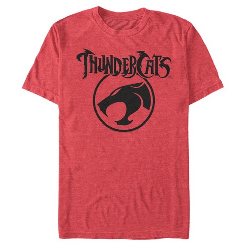 Men's ThunderCats Circle Logo T-Shirt - Red Heather - X Large