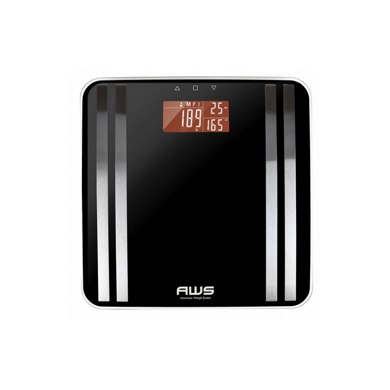 American Weigh Scales High Precision Digital Large LCD Display Body Mass Index Bathroom Body Weight Scale 400LB Capacity, 3 of 4