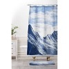 Lisa Argyropoulos Alaskan Shower Curtain Blue - Deny Designs: Polyester Microfiber, Machine Washable, Buttonhole Top - 3 of 4