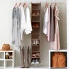 Household Essentials 10 Shelf Hanging Closet Organizer Linen - 2 of 4