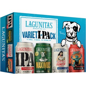 Lagunitas Variety Pack - 12pk/12 fl oz Cans - 1 of 2