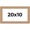 PosterPalooza | Panoramic Weathered Yellow Picture Frame - UV Acrylic, Foam Board Backing, Hanging Hardware - 2 of 4