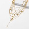Alloy Women Creative Simple Fashion Temperament Women's Jewelry Moon Star Necklace 6-piece Set - 2 of 4