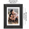 Americanflat Wide Molding Picture Frame with Mat - 2 of 4