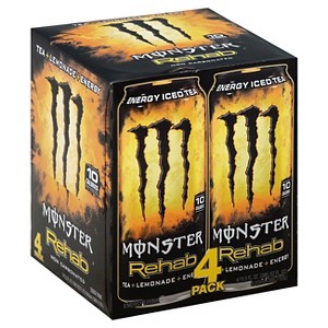 Monster Rehab, Tea + Lemonade - 4pk/15.5 fl oz Cans - 1 of 1