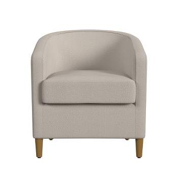 Modern Woven Barrel Accent Chair - HomePop