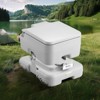 VEVOR Portable Toilet for Camping with Carry Bag,RV Toilet with 3.2Gal Waste Tank,Push-Button Pressurized Flush Commode,Leak-proof and Odourless,Gray - 2 of 4