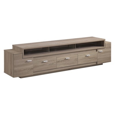 Barth Transitional Entertainment TV Stand for TVs up to 84" Taupe - HOMES: Inside + Out