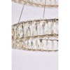 Elegant Lighting Monroe 2 - Light Chandelier in  Gold - 3 of 4