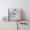 3 Sprouts Recycled Fabric Kids Bookcase, Toddler Bookshelf - Blueberry Taupe - 2 of 4