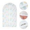 Unique Bargains Durable Zipper Garment Bag Clear 5 Pcs - 3 of 4