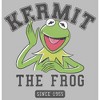 Men's The Muppets Kermit 1955 Collegiate T-Shirt - 2 of 4